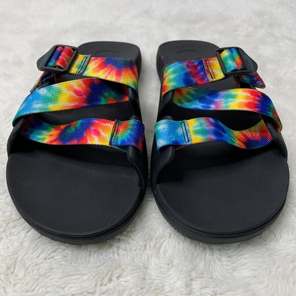 Chaco Men’s Multicolor Tie Dye Slip On Sandals Size 11 main image 13